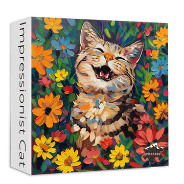 Puzzle puzzle per gatti impressionisti 1000 pezzi